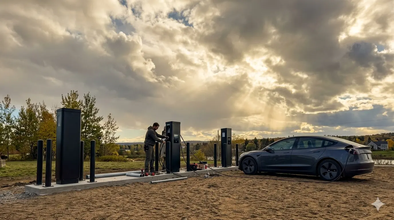 Installation de bornes de recharge